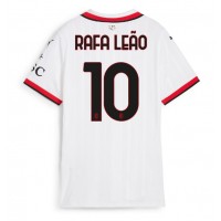 Camisa de time de futebol AC Milan Rafael Leao #10 Replicas 2º Equipamento Feminina 2024-25 Manga Curta